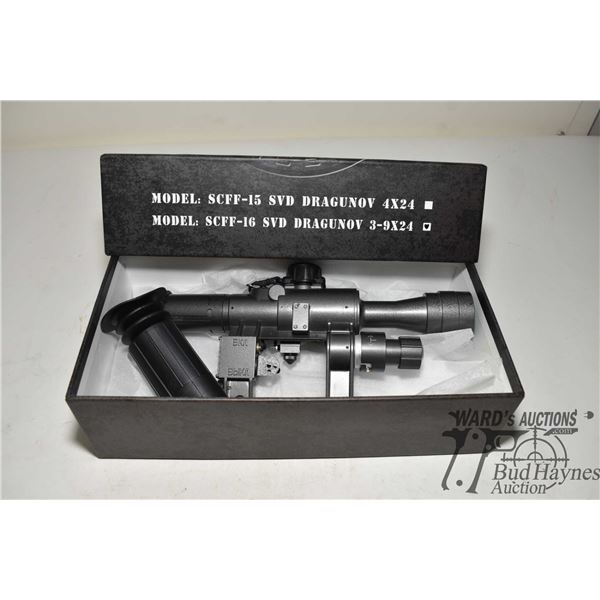 Tac-Vector Optics SCFF-16 SUP Dragunov 3-9x24 scope w/ original box