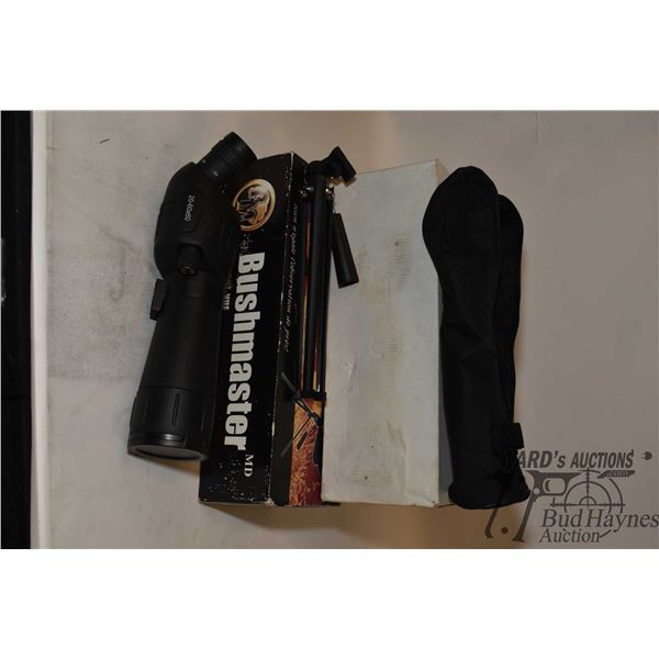 Bushmaster spotting scope w/ tripod and original box