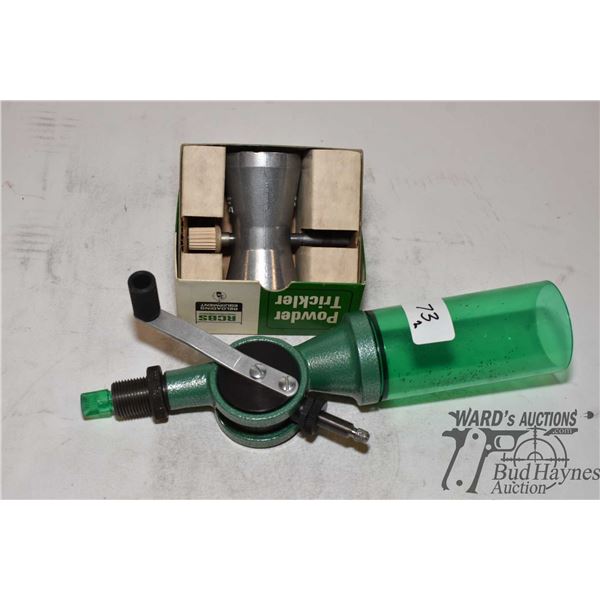 RCBS powder measure and an RCBS powder trickler