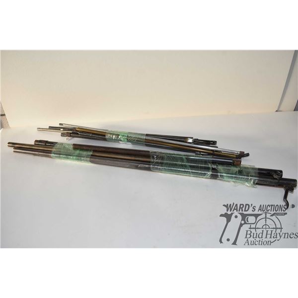 Lot of six .22 cal rifle barrels and 10 .22 cal mag tubes. Pal required