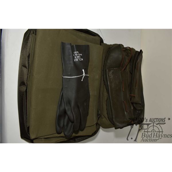 German NBC suite w/ pants, jacket and boots in carry case
