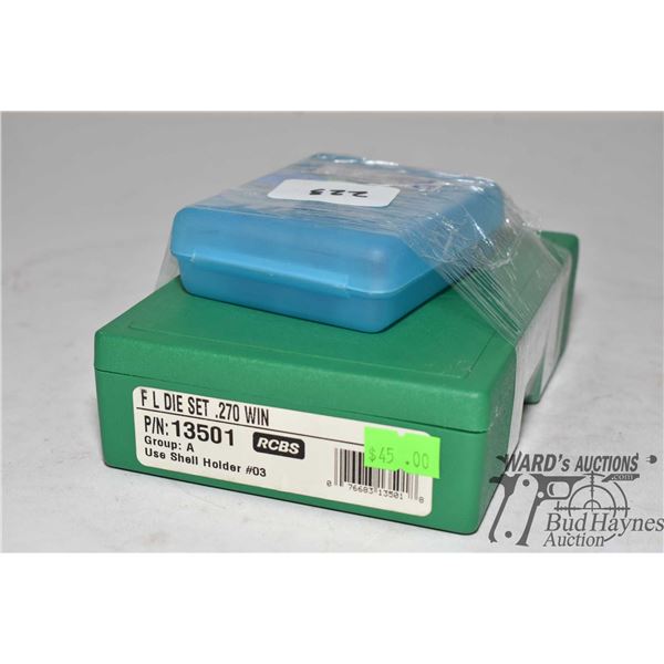 RCBS FL die set .270 win and a Dillon caliber conversion kit