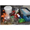 Image 2 : Selection of loading tools including reamer scale, ammo pins, labels, powder trickler, etc. Plus bag