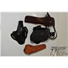 Image 1 : Ghost Town leather belt and holster, Galco BB19WC holster, Galco Cop Series CTS 202B holster and a 1