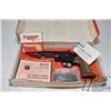 Image 1 : Crosman 38 combat-target pellgun revolver w/ original box, manual, pellets and CO2 cartridge. Plus a