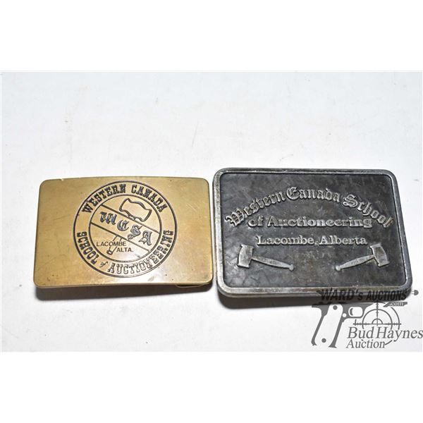 Selection of collectibles including Colt Army .44 cal Western Canada Auctioneer School, four Bureau 