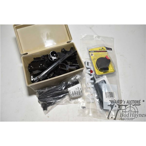 Selection of new and vintage scope rings and mounts