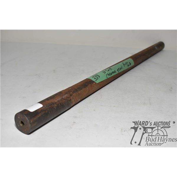 Ron Smith barrel blank measuring 28" L and a 10 twist .338 cal bore, chromoli steel