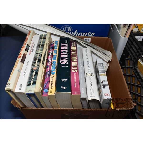Selection of gun related books including The Complete Illustrated Encyclopedia of the Worlds Firearm