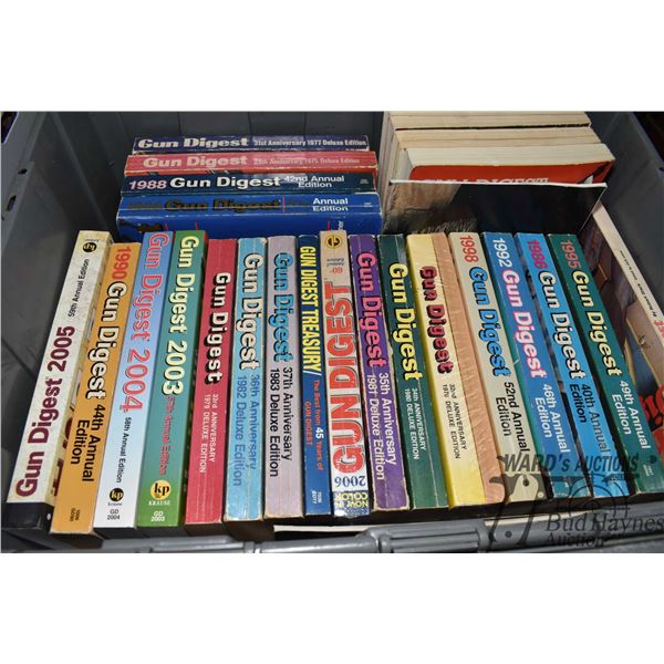 Large selection of gun digest books