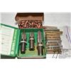 Image 1 : RCBS .458 die set, full 50 count box Hornady .45 cal 350 gr round nose bullets and a bag of 23 .458 