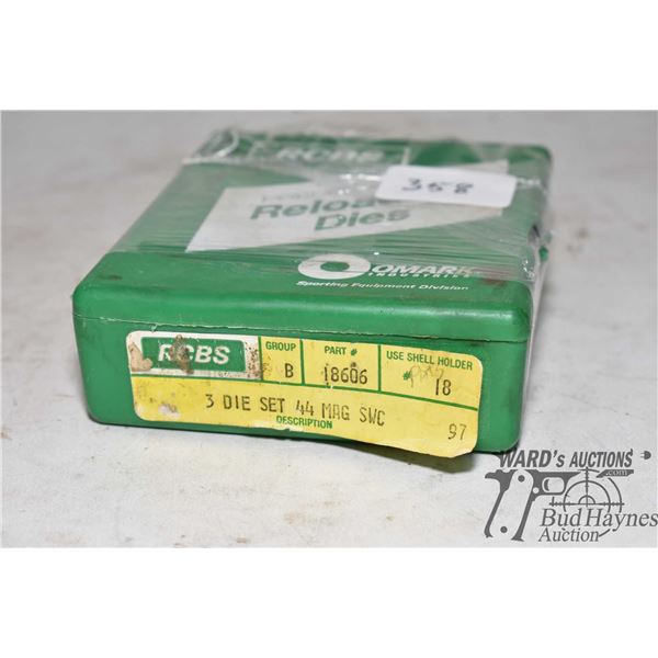 RCBS three die set in .44 mag SWC