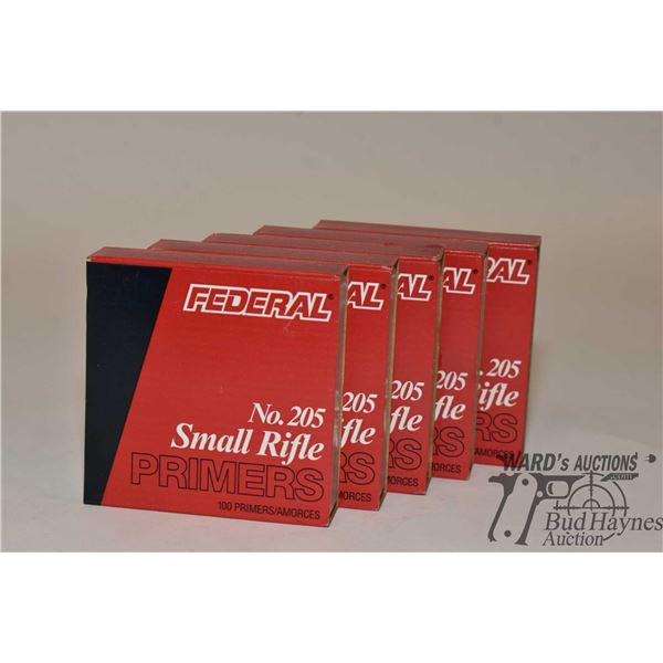 Bag containing 490 Federal small rifle primers No. 205