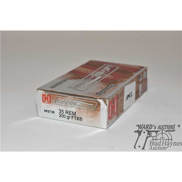 One full 20 count box of Hornady LEVERevolution .35 REM 200 gr FTX
