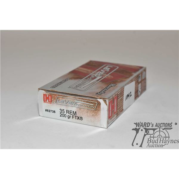 One full 20 count box of Hornady LEVERevolution .35 REM 200 gr FTX