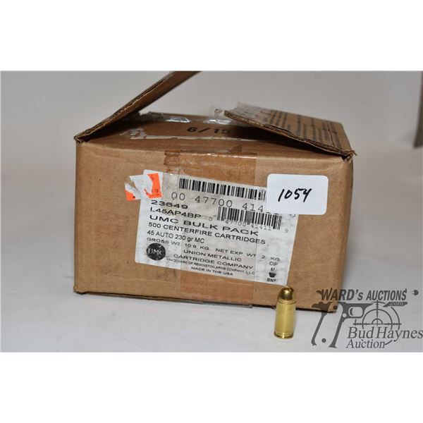 One full 500 count box of UMC .45 auto 230 gr mc