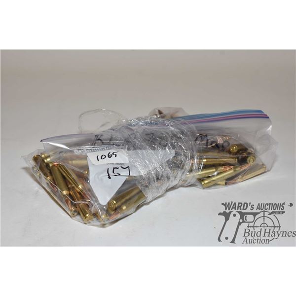 Bag w/ 157 rounds of .223 reloads