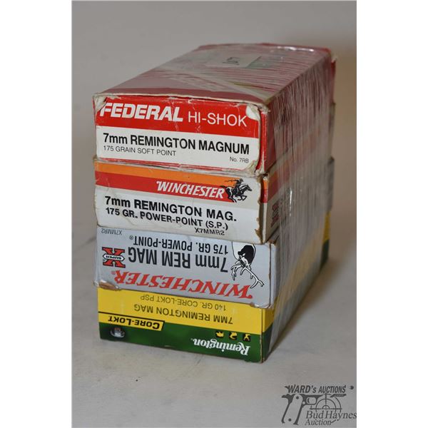 Four full 20 count boxes of 7mm rem mag reloads