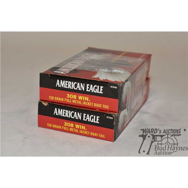 Two full 20 count boxes of American Eagle .308 win 150 gr FMJ-BT