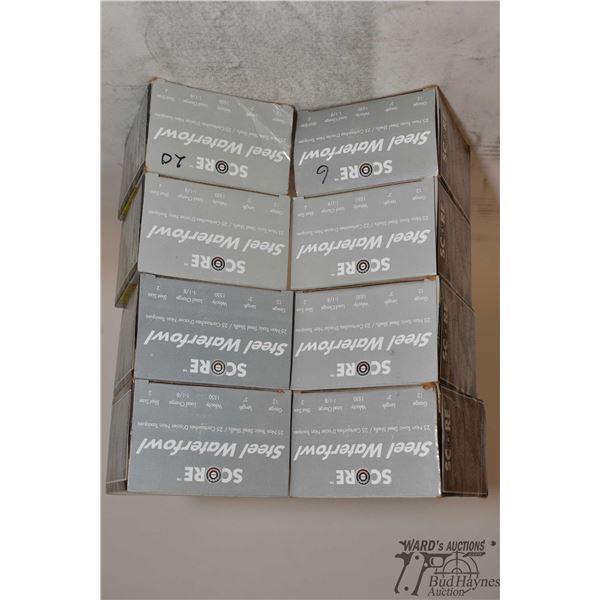 Four full 25 count and one 6 count boxes of Score steel waterfowl 12 GA 3" #2 and two full 25 count 