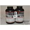 Image 1 : Two full 1 lb containers of Hodgdon H110 pistol powder