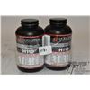 Image 1 : Two full 1 lb containers of Hodgdon H110 pistol powder