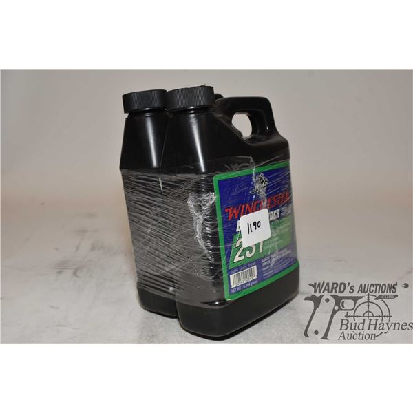 Two full 1 lb containers of Winchester ball powder