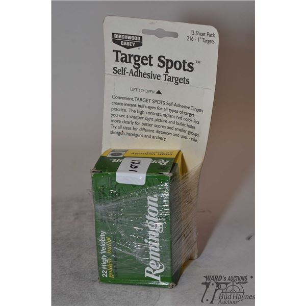 One box w/ 450 Remington .22 short and a Winchester box w/ 26 .22 short, all 29 gr soft round nose