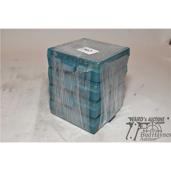 Four full 100 count packs of 9mm reloads mixed lead bullets and jacketed bullets