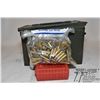 Image 1 : Metal ammo box w/ 350 rounds of .357 mag reloads, lead flat nose