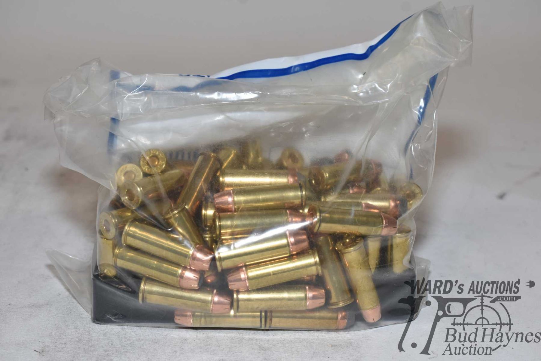 Jush Bag Rounds Bag w/ 103 rounds of .44 rem mag reloads, all jacketed hollow point