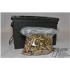 Image 1 : Metal ammo box w/ 200 rounds of .44 rem mag reloads jacketed hollow point