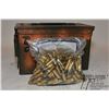 Image 1 : Metal ammo box w/ 200 rounds of .44 rem mag reloads lead flat nose