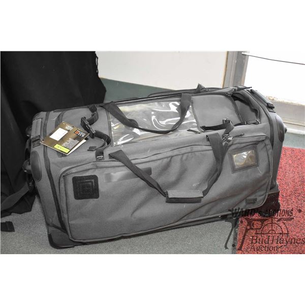511 Tactical Series Soms 2.0 suitcase style shooters tote bag, measures 34" H x 15" W x 12" D