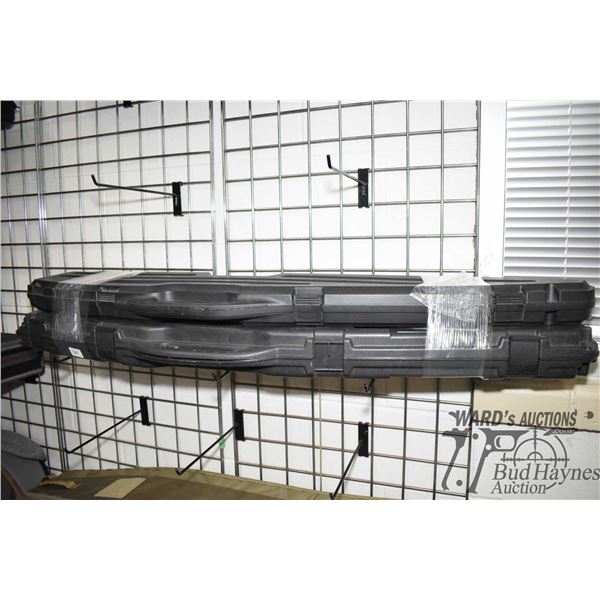 Two 52  hard plastic cases for rifles w/ scope