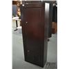Image 1 : Candor eight gun metal gun locker w/ dual locks and ammo shelf measuring 55" H x 21" W x 10" D. Has 