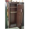 Image 2 : Candor eight gun metal gun locker w/ dual locks and ammo shelf measuring 55" H x 21" W x 10" D. Has 