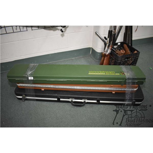 Three hard rifle cases