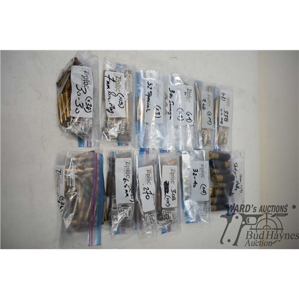 Selection of rifle brass (see photo list)