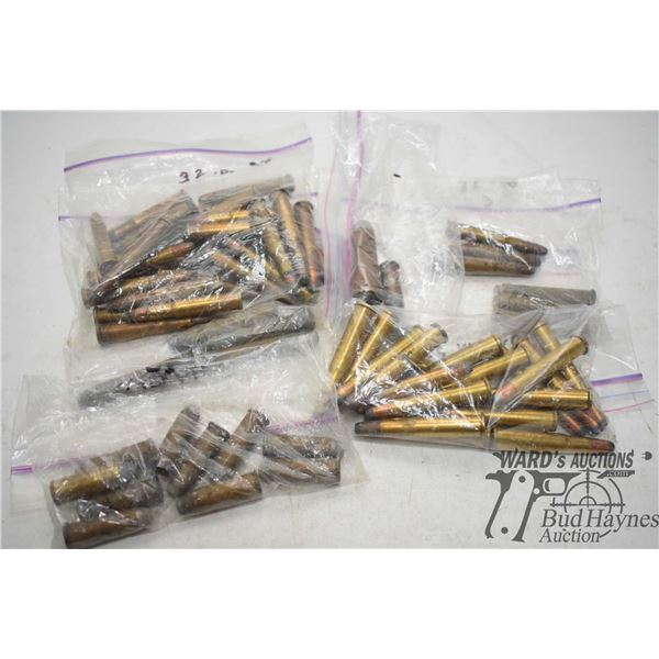 Selection of collector ammo including three .30 WCF, 18 .32 win sp, 29 .32 spl, 3 .32-40, 4 .38-55, 