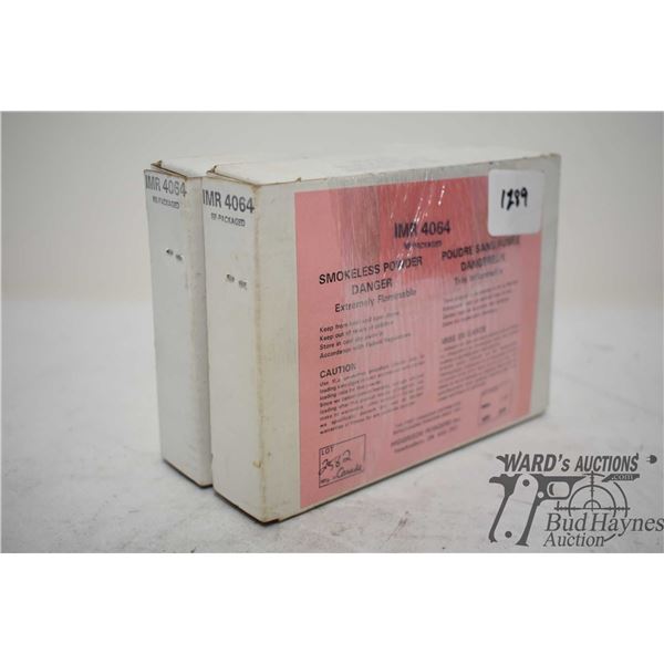 Two full 1 lb containers of IMR-4064 gun powder