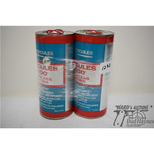 One full 1 lb can and one 1/4 lb can of Hercules 2400 powder