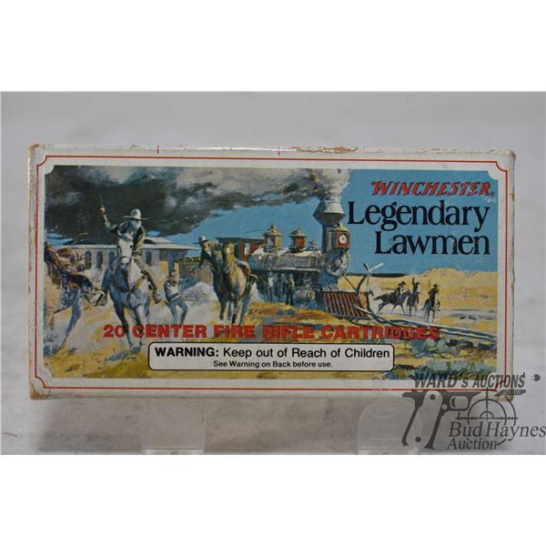 One full 20 count box Winchester Legendary Lawmen .30-30 win 150 gr silvertip. Box is sealed in plas