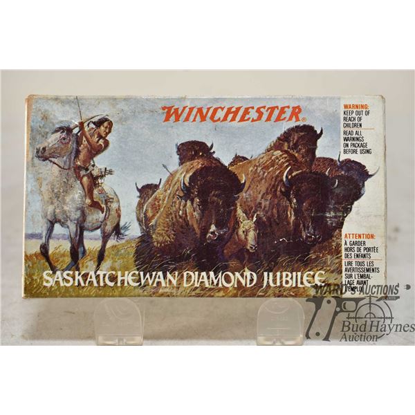 One full 20 count box Winchester Saskatchewan Diamond Jubilee .38-55 255 gr S.P., box is sealed