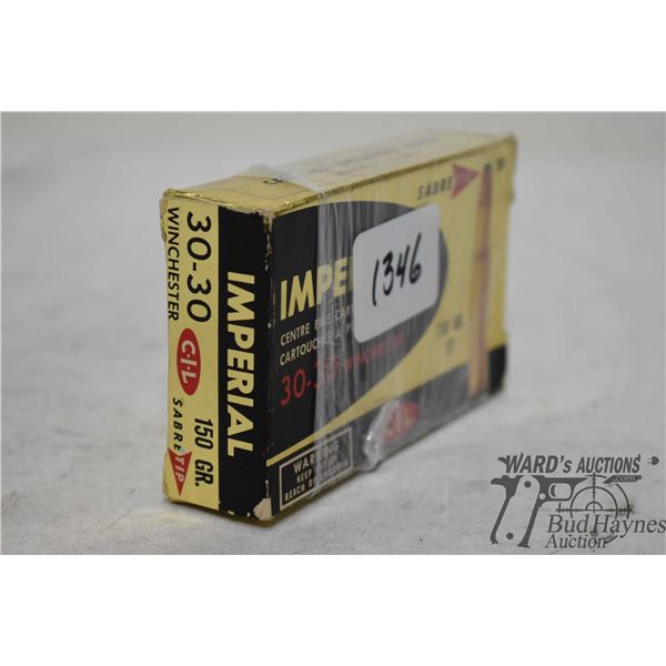 One full 20 count box of vintage Imperial .30-30 win 150 gr ST