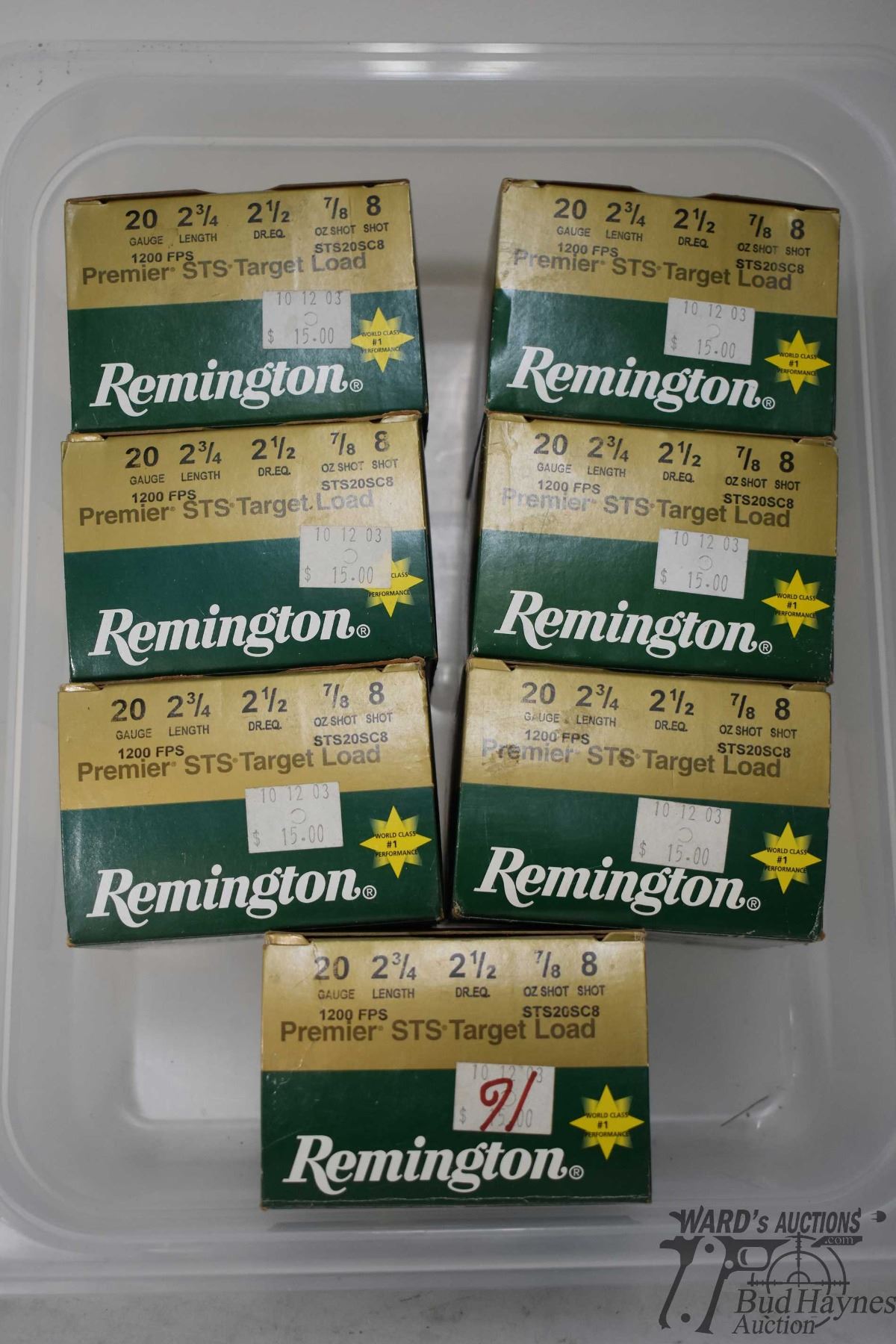 2 Count Box Six full 25 count boxes and one partial 16 count box Remington 20 GA 2 ...