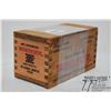 Image 1 : Collector wooden box w/ 500 count Winchester Super X .22 LR 40 gr lead lubaloy coated