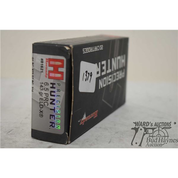 One partial 14 count box Hornady Precision Hunter 6.5 PRC 143 gr ELD-X