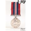 Image 1 : WWII Canadian 1939-45 war medal in 800 silver with ribbon. Awarded to Private Robert Norman Cann