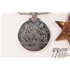 Image 3 : Three WWII medals including Defence medal in 800 silver with ribbon, 1939-1945 Star with ribbon and 